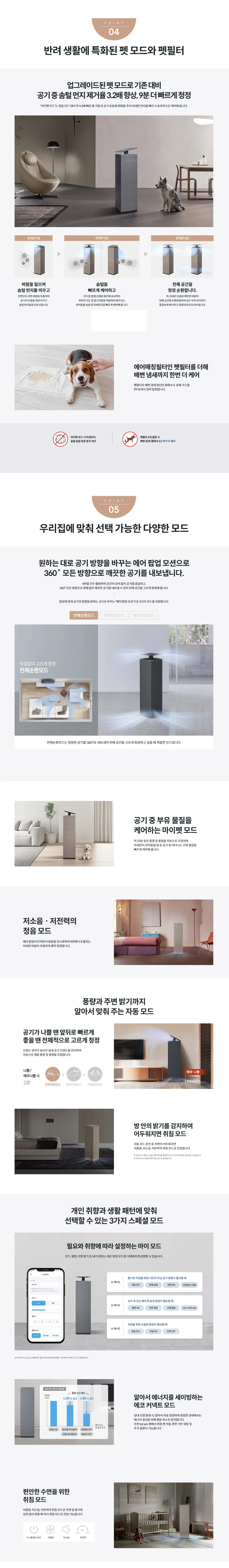 [코웨이]노블 공기청정기2(133㎡) AP-4025D 상세 이미지 3