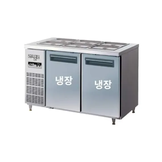 [라셀르] 직냉식 반찬테이블 냉장고 310L급 LMBD-1220R